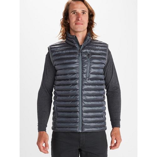 Marmot Avant Featherless Jackets - Mens Vest Grey CA5023974 Canada